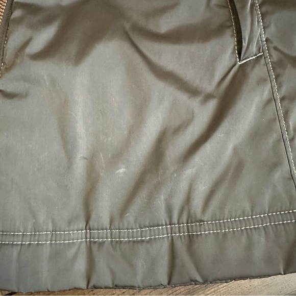 Athleta Moto Primaloft Insulated Coat/Jacket Olive Green - Picture 16 of 16